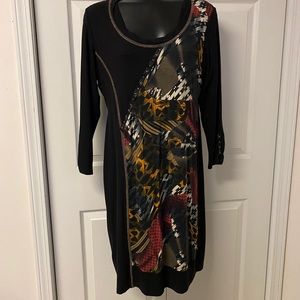 Simon Chang Dress with Stud Accents size 14